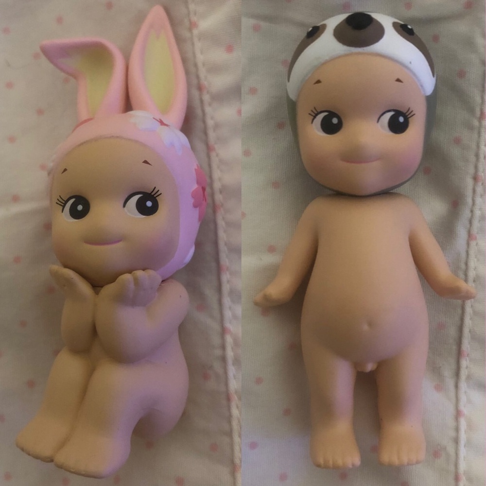 Sonny Angel bundle Cherry Blossom Hanami Series - Rabbit and sonny angel sloth